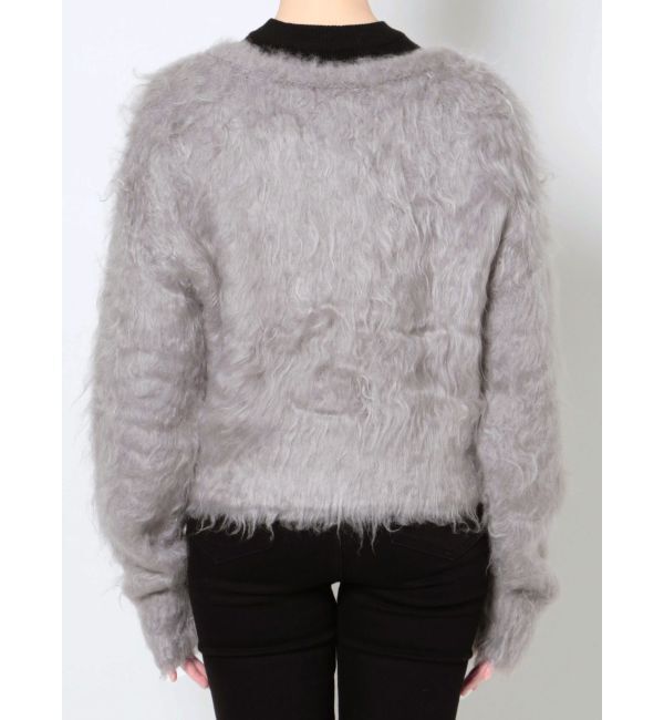 LAGUNAMOON「ファーライクニットカーディガン」|カーディガン|