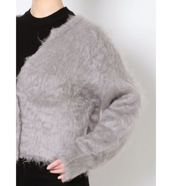 LAGUNAMOON「ファーライクニットカーディガン」|カーディガン|