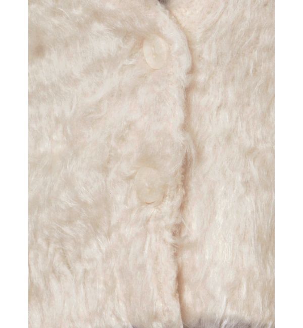 LAGUNAMOON「ファーライクニットカーディガン」|カーディガン|