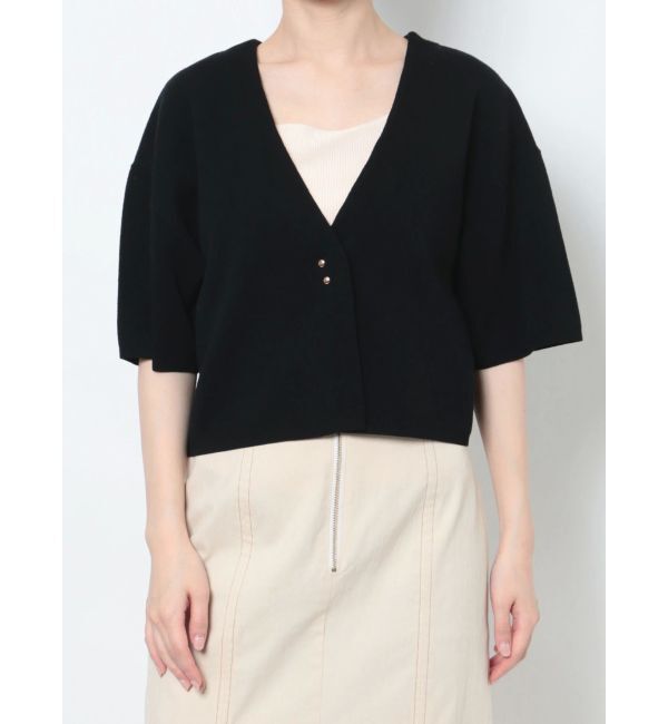 LAGUNAMOON「ショートフォルムニットカーディガン」|カーディガン|
