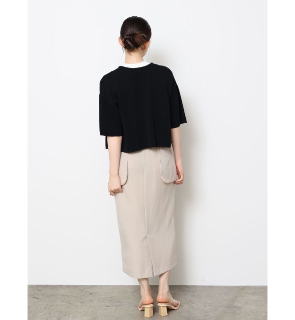 LAGUNAMOON「ショートフォルムニットカーディガン」|カーディガン|