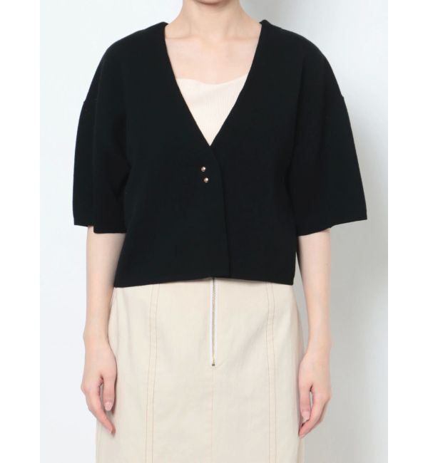 LAGUNAMOON「ショートフォルムニットカーディガン」|カーディガン|