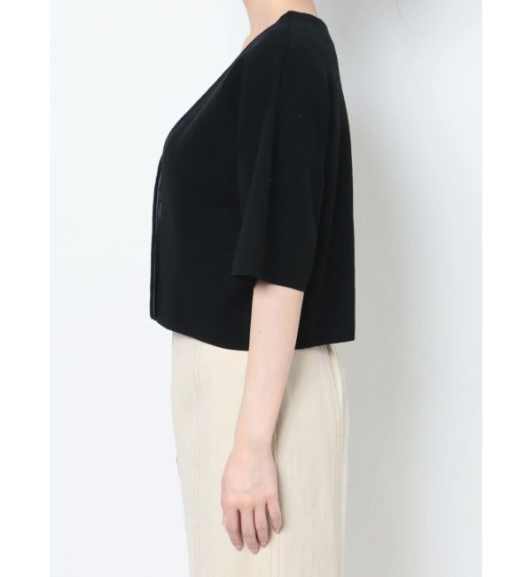 LAGUNAMOON「ショートフォルムニットカーディガン」|カーディガン|