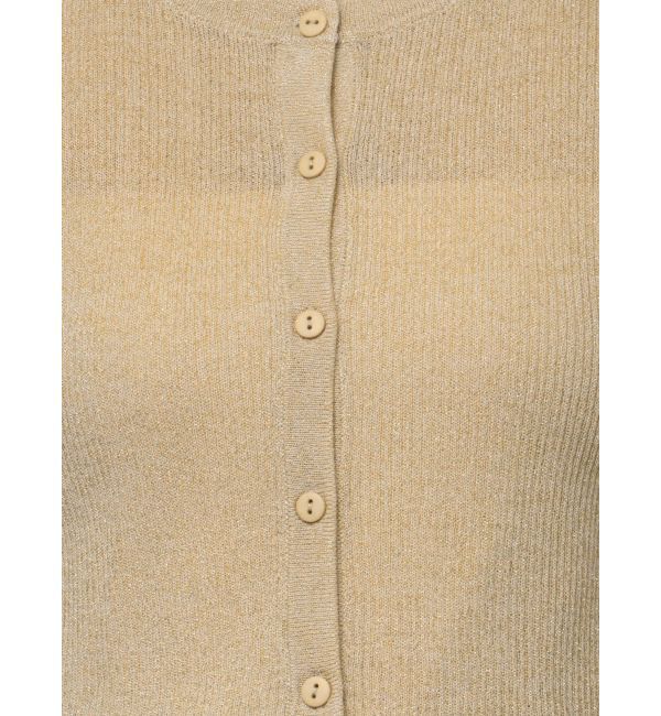 LAGUNAMOON「ラメショートニットカーディガン」|カーディガン|