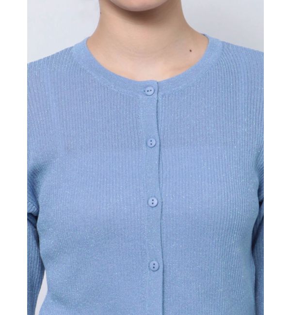 LAGUNAMOON「ラメショートニットカーディガン」|カーディガン|