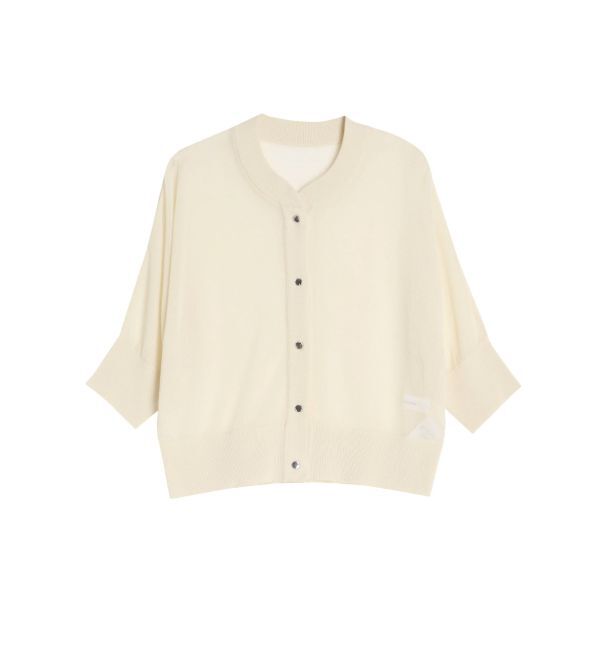 LAGUNAMOON「シアーニットカーディガン」|カーディガン|アイボリー