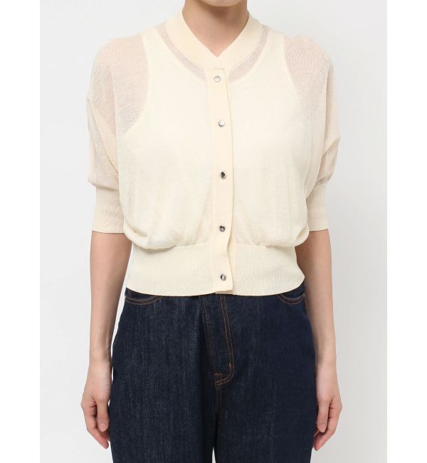 LAGUNAMOON「シアーニットカーディガン」|カーディガン|