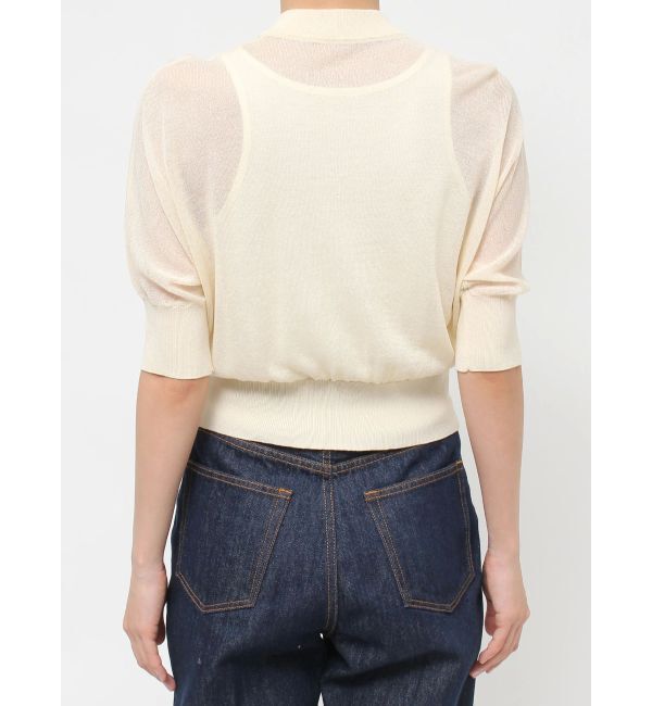 LAGUNAMOON「シアーニットカーディガン」|カーディガン|