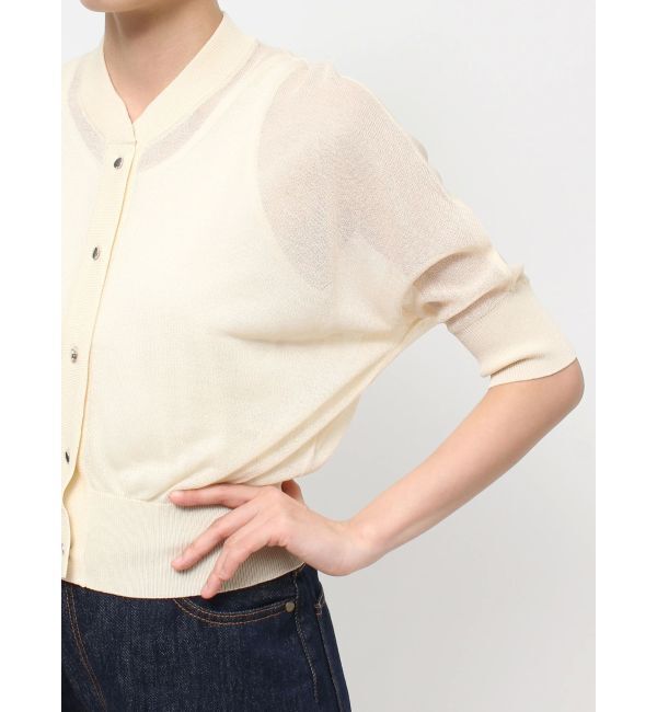 LAGUNAMOON「シアーニットカーディガン」|カーディガン|