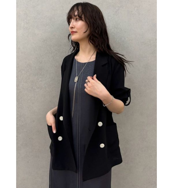 LAGUNAMOON「【riiさんコラボカラー・サイズあり】ロールアップジャケット」|テーラードジャケット|