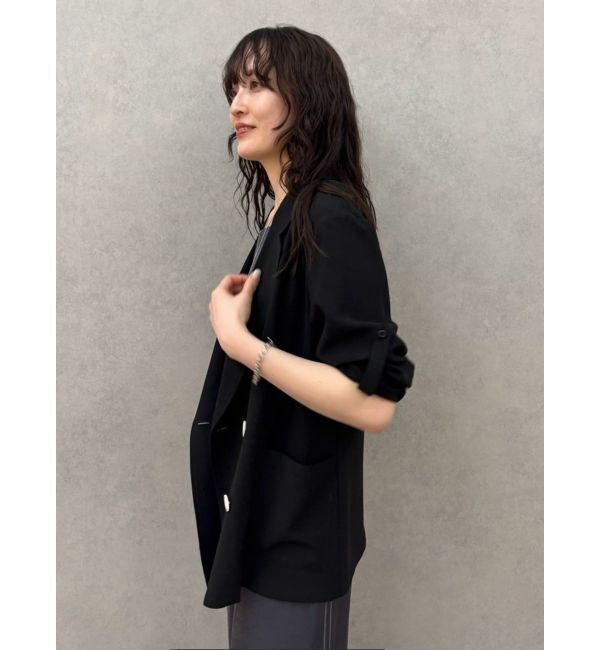 LAGUNAMOON「【riiさんコラボカラー・サイズあり】ロールアップジャケット」|テーラードジャケット|