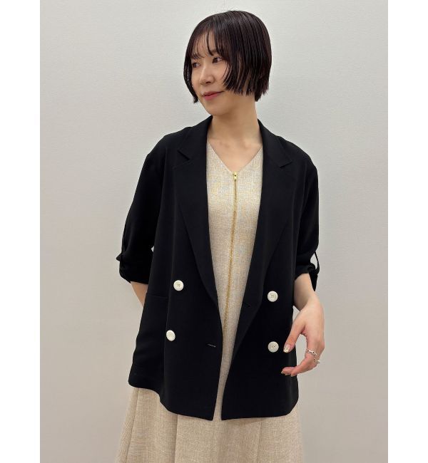 LAGUNAMOON「【riiさんコラボカラー・サイズあり】ロールアップジャケット」|テーラードジャケット|