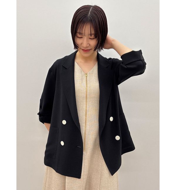 LAGUNAMOON「【riiさんコラボカラー・サイズあり】ロールアップジャケット」|テーラードジャケット|