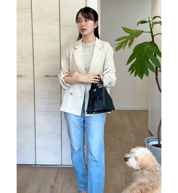 LAGUNAMOON「【riiさんコラボカラー・サイズあり】ロールアップジャケット」|テーラードジャケット|