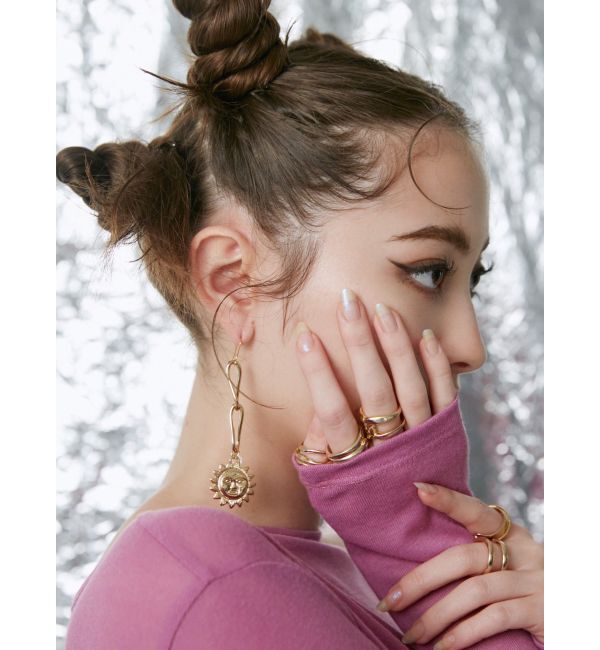 EVRIS「STONE MIX SUNNYピアス」|ピアス|