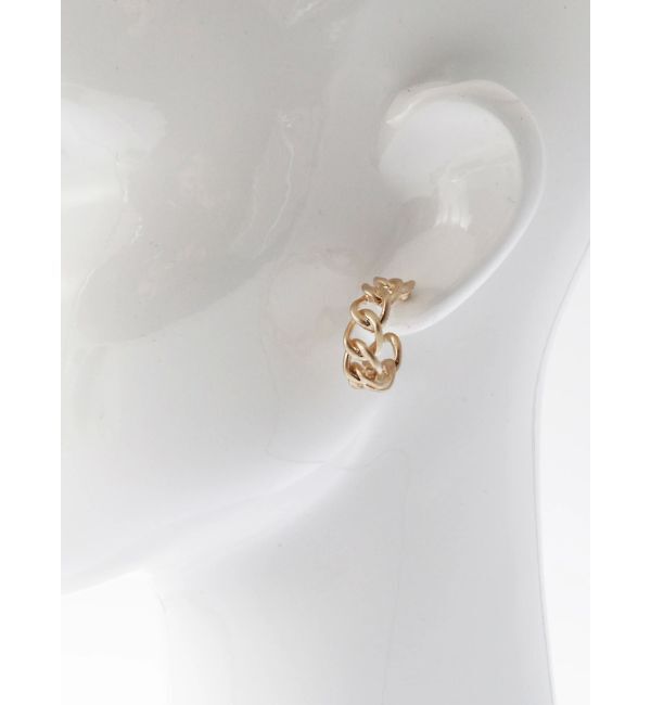 EVRIS「CHAIN HOOPピアス」|ピアス|