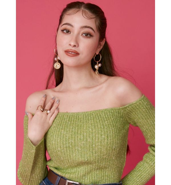 EVRIS「STONE MOTIF SUNNYピアス」|ピアス|