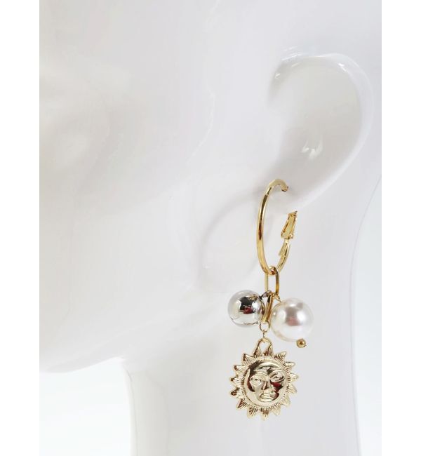 EVRIS「STONE MOTIF SUNNYピアス」|ピアス|