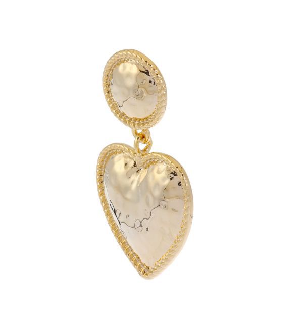 EVRIS「SURFACE HEART MOTIFピアス」|ピアス|