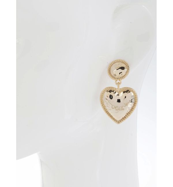 EVRIS「SURFACE HEART MOTIFピアス」|ピアス|