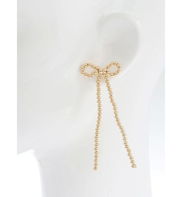 EVRIS「RIBBON MOTIF ピアス」|ピアス|