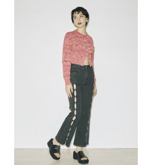 jouetie「ミックスカラーカーデ」|カーディガン|