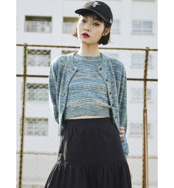 jouetie「ミックスカラーカーデ」|カーディガン|