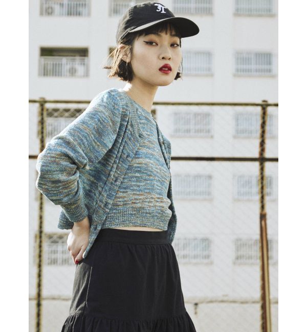 jouetie「ミックスカラーカーデ」|カーディガン|