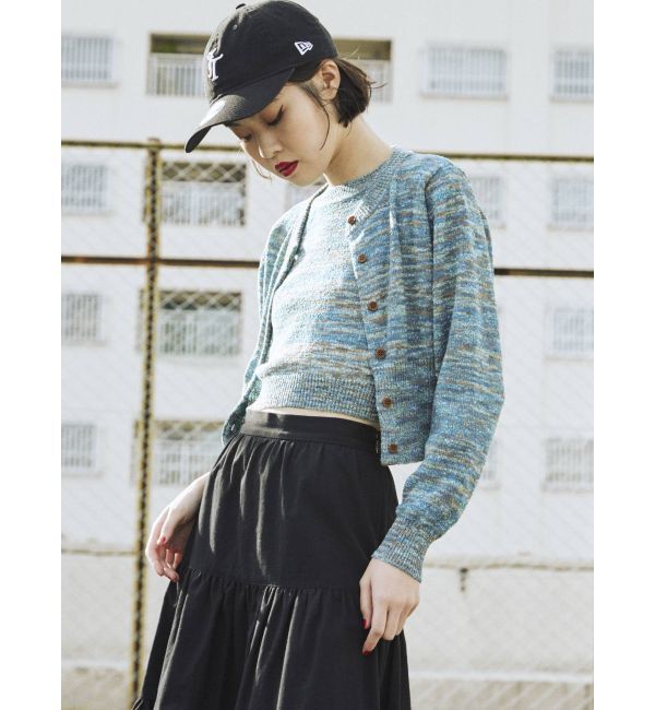 jouetie「ミックスカラーカーデ」|カーディガン|