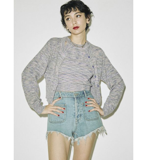 jouetie「ミックスカラーカーデ」|カーディガン|