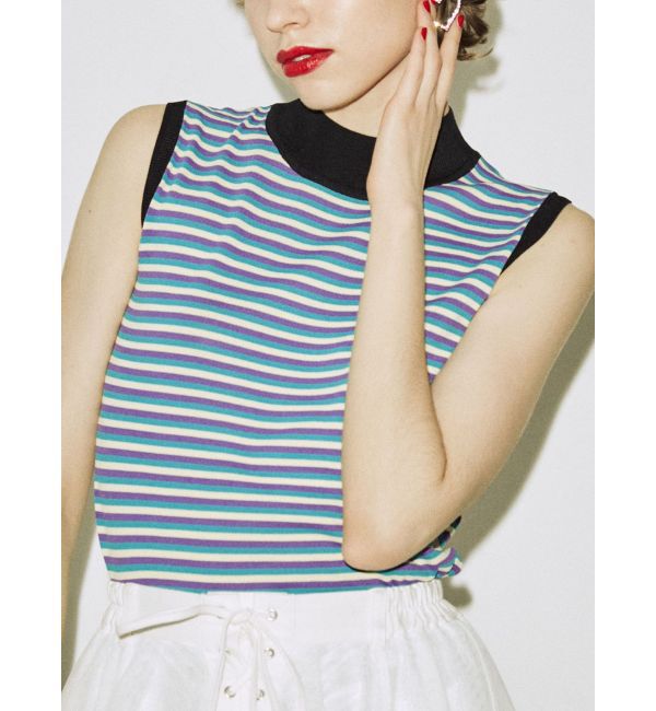 jouetie「ベーシックノースリーブニット」|ニット・セーター|