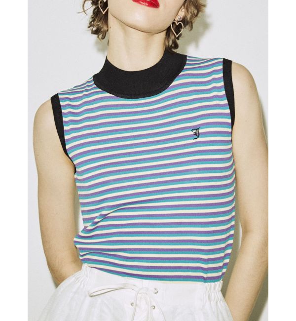 jouetie「ベーシックノースリーブニット」|ニット・セーター|