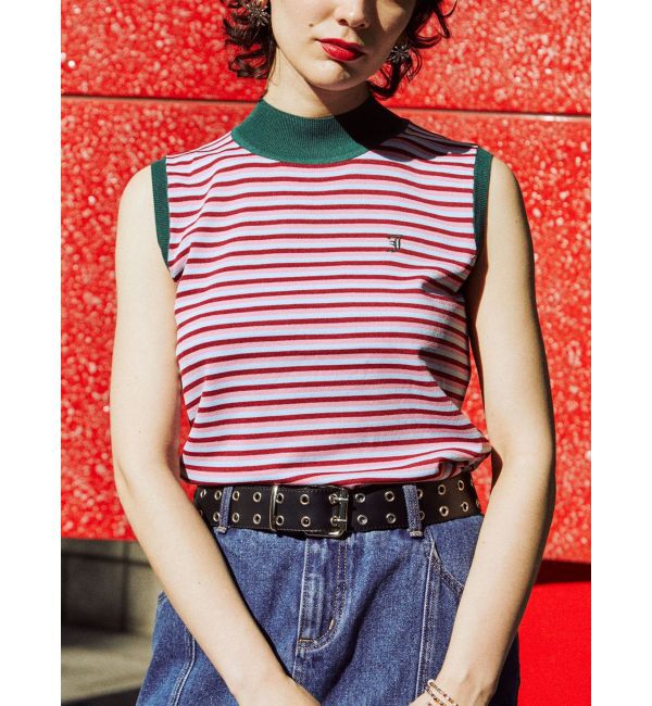 jouetie「ベーシックノースリーブニット」|ニット・セーター|