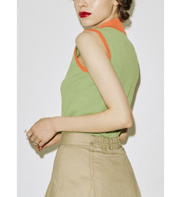 jouetie「ベーシックノースリーブニット」|ニット・セーター|