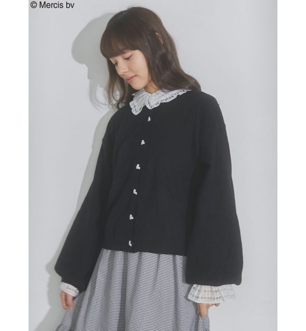 merry jenny「うさぎたちのカーディガン」|カーディガン|