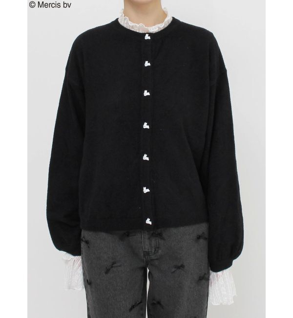 merry jenny「うさぎたちのカーディガン」|カーディガン|