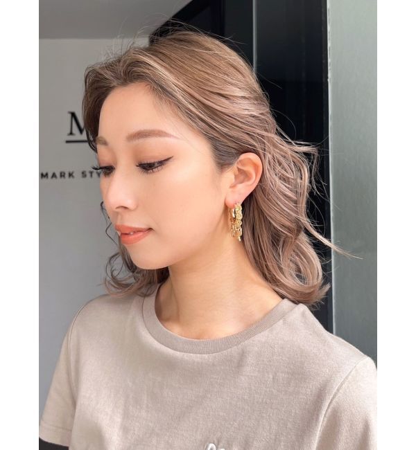 GYDA「JEYSUS GYDAチャームフープピアス」|ピアス|