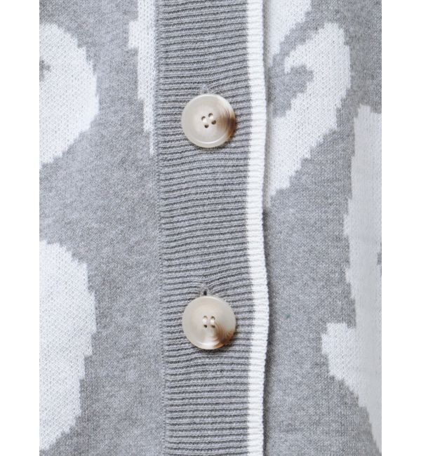 GYDA「Gレオパードハイゲージニットカーディガン」|カーディガン|