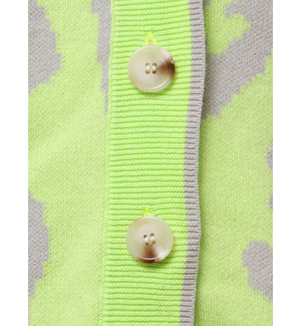 GYDA「Gレオパードハイゲージニットカーディガン」|カーディガン|