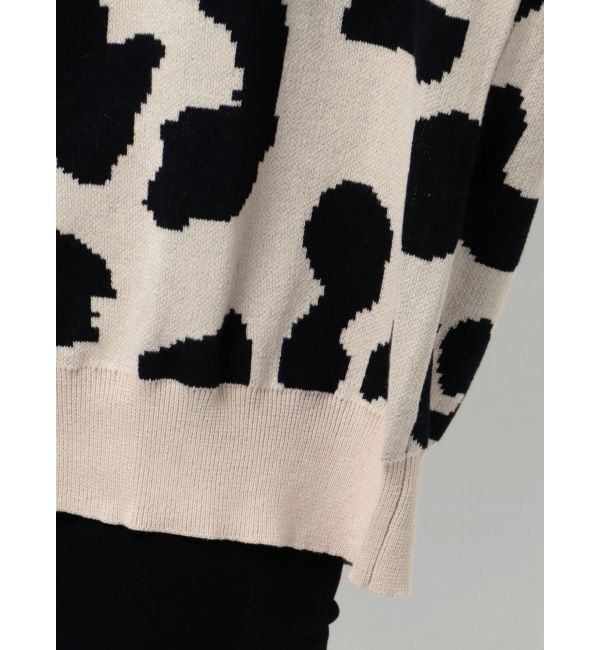 GYDA「Gレオパードハイゲージニットカーディガン」|カーディガン|