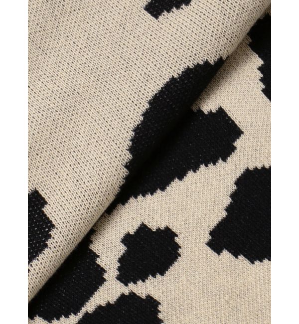 GYDA「Gレオパードハイゲージニットカーディガン」|カーディガン|