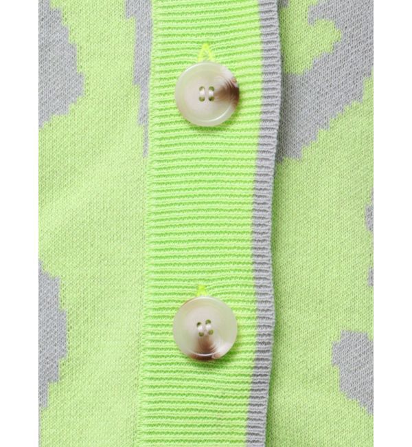 GYDA「Gレオパードハイゲージニットカーディガン」|カーディガン|