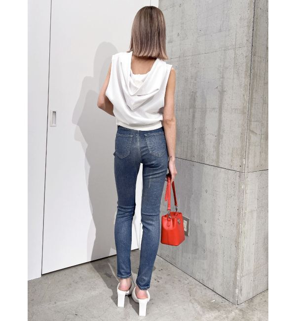 GYDA「ハーフZIPノースリーブショートパーカー」|Tシャツ・カットソー|