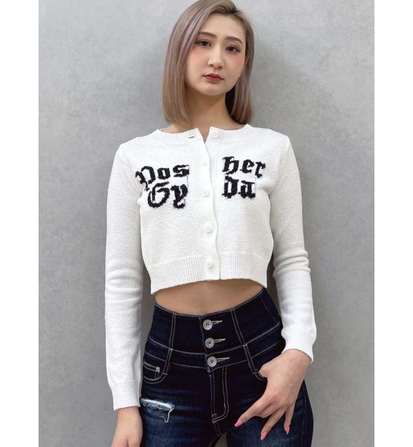 GYDA「Posher GYDAパイルニットカーディガン」|カーディガン|