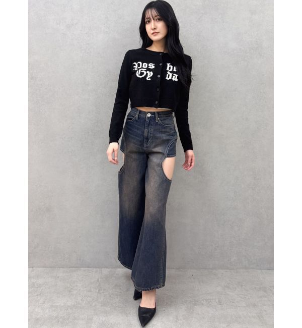 GYDA「Posher GYDAパイルニットカーディガン」|カーディガン|