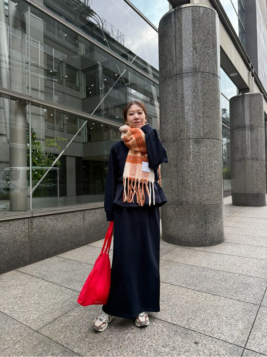 emmi atelier「【NEW YEAR'S SPECIAL ITEM】布帛ドッキング裏毛セットアップ」|ワンピース|