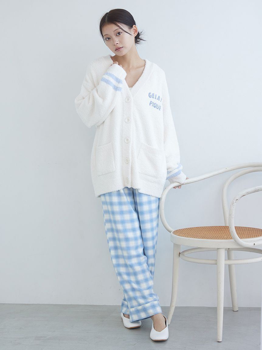 gelato pique「べビモコプレッピーカーディガン」|ルームウェア|
