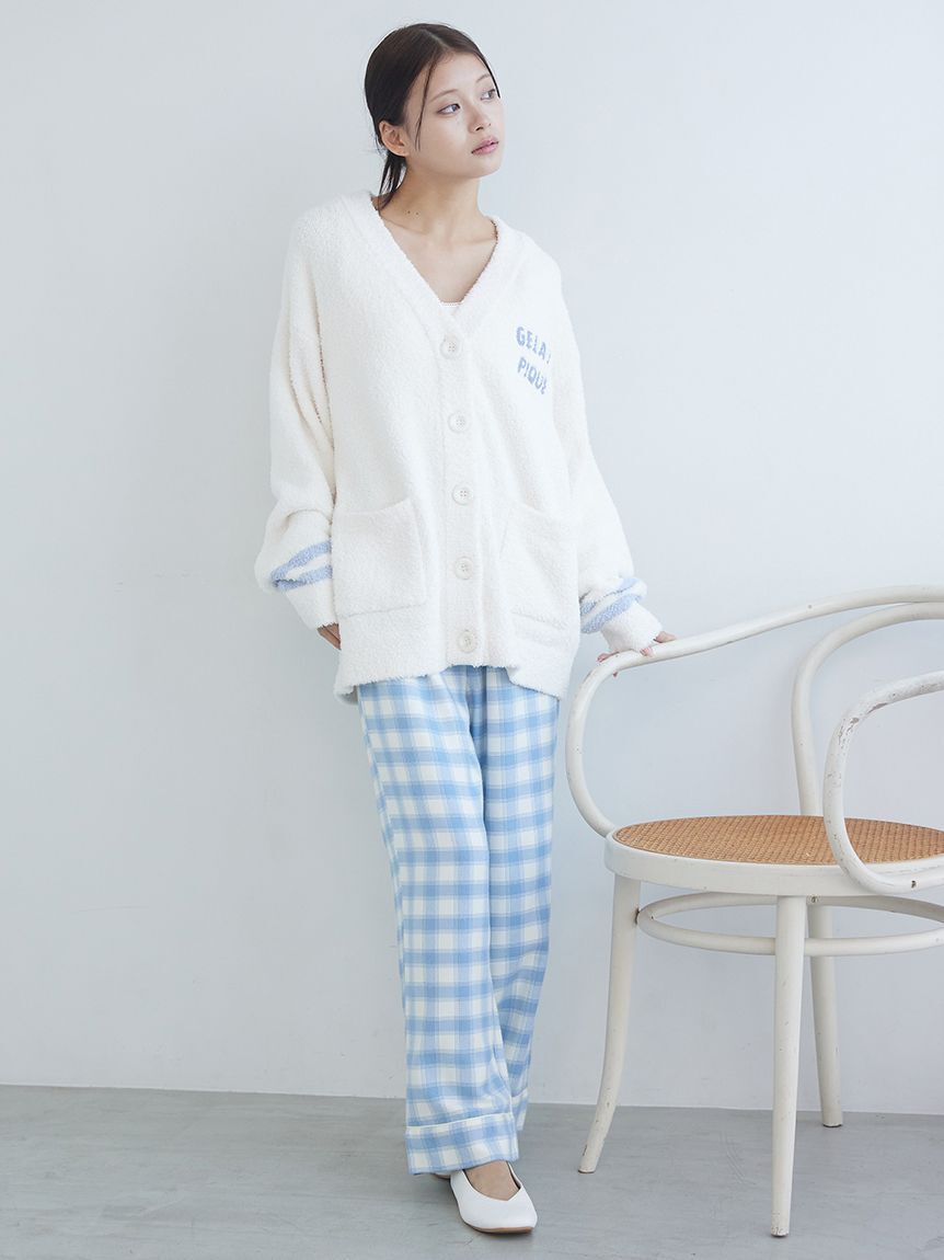 gelato pique「べビモコプレッピーカーディガン」|ルームウェア|
