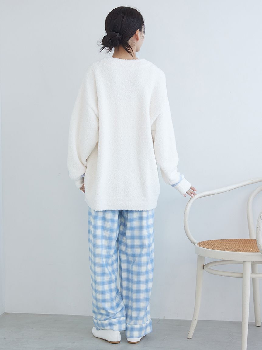 gelato pique「べビモコプレッピーカーディガン」|ルームウェア|