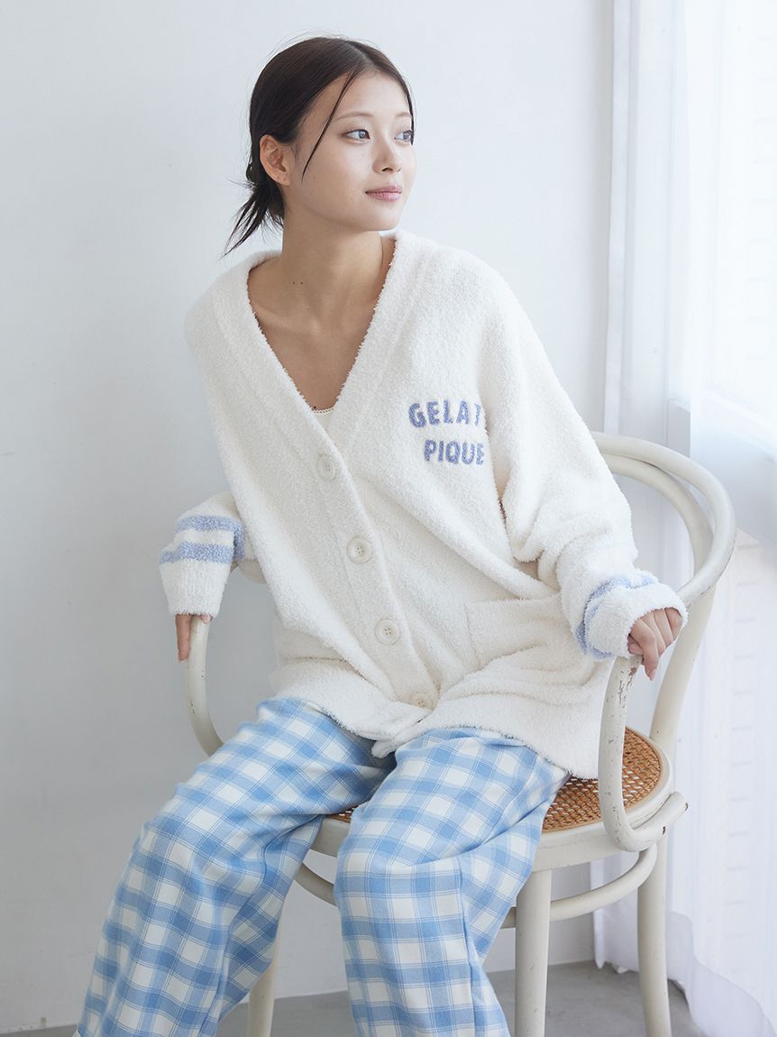 gelato pique「べビモコプレッピーカーディガン」|ルームウェア|
